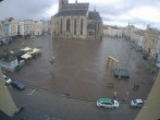 Archived image Webcam Republic Square Pilsen, Czech Republic 11:00