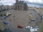 Archiv Foto Webcam Platz der Republik in Pilsen (Plzen) 10:00