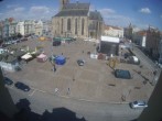 Archived image Webcam Republic Square Pilsen, Czech Republic 11:00