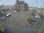 Archiv Foto Webcam Platz der Republik in Pilsen (Plzen) 11:00