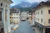 Archived image Webcam Village centre Innichen 19:00