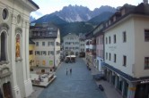 Archived image Webcam Village centre Innichen 19:00