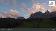 Archiv Foto Webcam Kreuzbergpass nahe Sexten 02:00