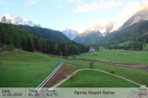Archived image Webcam Family Resort Rainer, South Tyrol 05:00