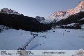 Archived image Webcam Family Resort Rainer, South Tyrol 06:00