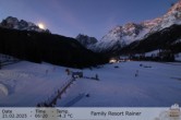 Archiv Foto Webcam Family Resort Rainer im Bergdorf Sexten 05:00