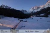 Archiv Foto Webcam Family Resort Rainer im Bergdorf Sexten 05:00