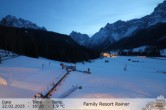 Archiv Foto Webcam Family Resort Rainer im Bergdorf Sexten 17:00