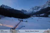 Archived image Webcam Family Resort Rainer, South Tyrol 05:00