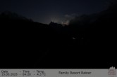 Archived image Webcam Family Resort Rainer, South Tyrol 03:00