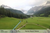 Archiv Foto Webcam Family Resort Rainer im Bergdorf Sexten 19:00