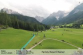 Archiv Foto Webcam Family Resort Rainer im Bergdorf Sexten 15:00