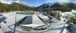 Archived image Webcam Antholz: biathlon stadium 13:00