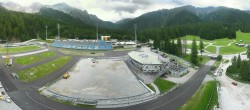 Archiv Foto Webcam Antholz: Biathlonstation 11:00