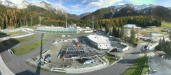 Archived image Webcam Antholz: biathlon stadium 13:00