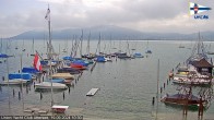 Archived image Webcam Attersee: View at Union Yacht Club 09:00