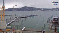 Archived image Webcam Attersee: View at Union Yacht Club 09:00