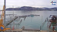 Archiv Foto Webcam Blick vom Union Yacht Club am Attersee 13:00