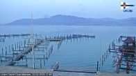 Archiv Foto Webcam Blick vom Union Yacht Club am Attersee 17:00