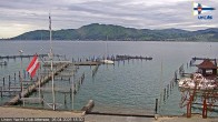 Archiv Foto Webcam Blick vom Union Yacht Club am Attersee 12:00