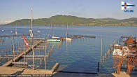 Archiv Foto Webcam Blick vom Union Yacht Club am Attersee 17:00