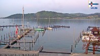 Archiv Foto Webcam Blick vom Union Yacht Club am Attersee 19:00