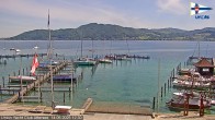 Archiv Foto Webcam Blick vom Union Yacht Club am Attersee 11:00