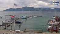 Archived image Webcam Attersee: View at Union Yacht Club 09:00