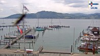 Archived image Webcam Attersee: View at Union Yacht Club 11:00