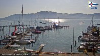 Archiv Foto Webcam Blick vom Union Yacht Club am Attersee 07:00