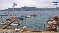 Archiv Foto Webcam Blick vom Union Yacht Club am Attersee 13:00