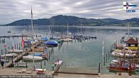Archived image Webcam Attersee: View at Union Yacht Club 15:00