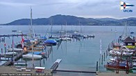 Archived image Webcam Attersee: View at Union Yacht Club 19:00