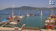 Archiv Foto Webcam Blick vom Union Yacht Club am Attersee 15:00