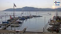 Archiv Foto Webcam Blick vom Union Yacht Club am Attersee 17:00