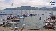 Archiv Foto Webcam Blick vom Union Yacht Club am Attersee 11:00