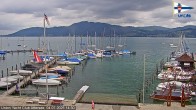 Archiv Foto Webcam Blick vom Union Yacht Club am Attersee 08:00