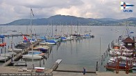 Archiv Foto Webcam Blick vom Union Yacht Club am Attersee 10:00