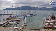 Archiv Foto Webcam Blick vom Union Yacht Club am Attersee 09:00