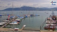 Archiv Foto Webcam Blick vom Union Yacht Club am Attersee 11:00