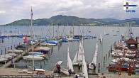 Archiv Foto Webcam Blick vom Union Yacht Club am Attersee 13:00