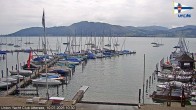 Archiv Foto Webcam Blick vom Union Yacht Club am Attersee 09:00