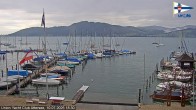 Archiv Foto Webcam Blick vom Union Yacht Club am Attersee 17:00