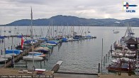 Archiv Foto Webcam Blick vom Union Yacht Club am Attersee 07:00
