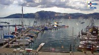 Archiv Foto Webcam Blick vom Union Yacht Club am Attersee 07:00