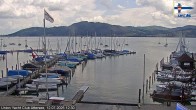 Archiv Foto Webcam Blick vom Union Yacht Club am Attersee 11:00