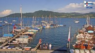 Archiv Foto Webcam Blick vom Union Yacht Club am Attersee 17:00