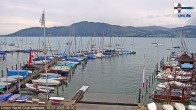 Archiv Foto Webcam Blick vom Union Yacht Club am Attersee 07:00