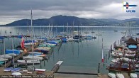 Archiv Foto Webcam Blick vom Union Yacht Club am Attersee 19:00