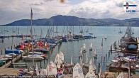 Archiv Foto Webcam Blick vom Union Yacht Club am Attersee 09:00